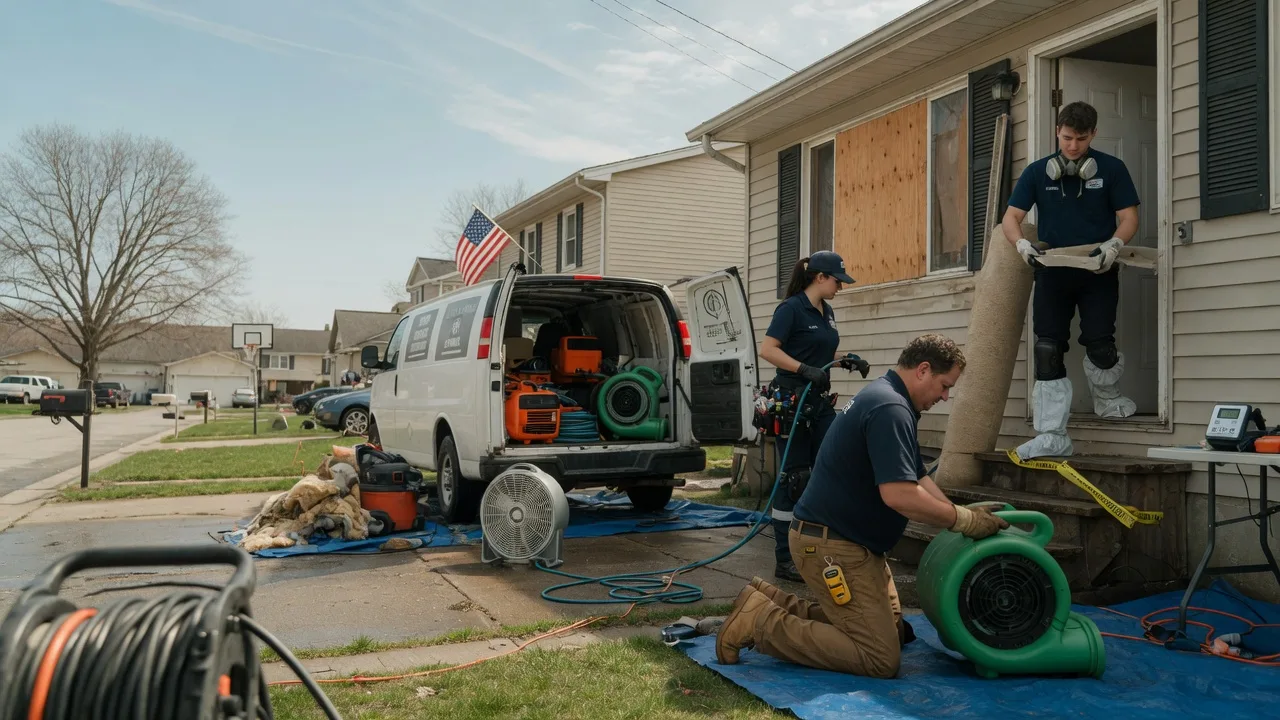 Water Damage Restoration in Tower Hill, IL near me